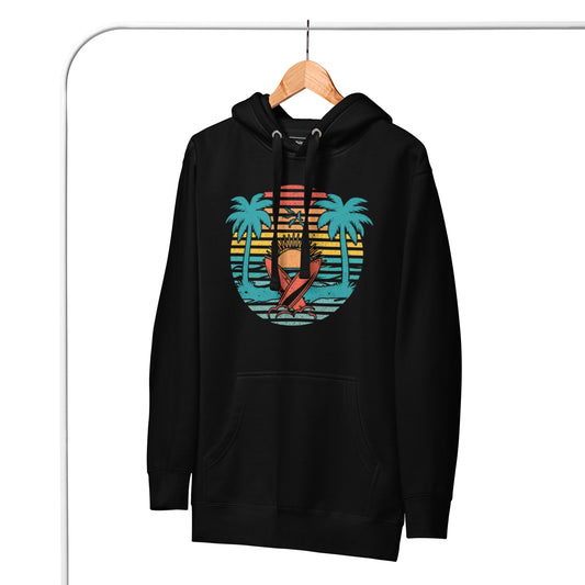 Beach Design; Unisex Hoodie