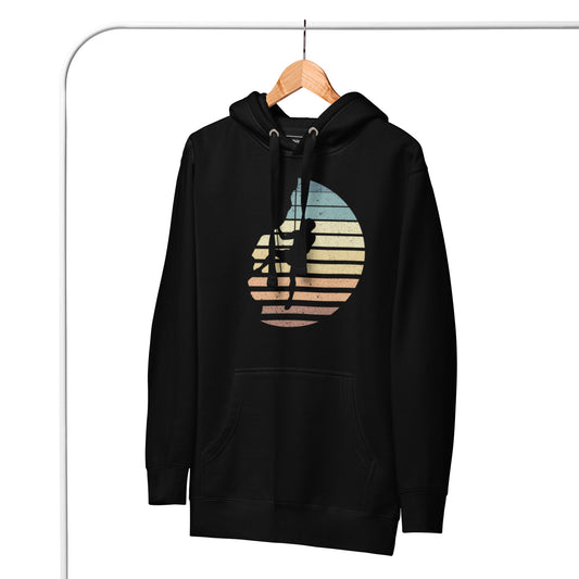 Rock Climbing Design; Unisex Hoodie