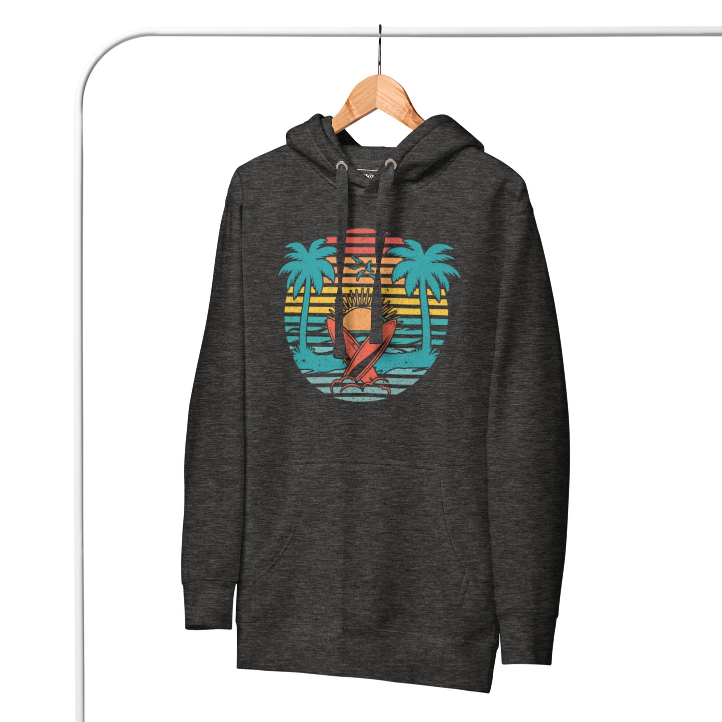 Beach Design; Unisex Hoodie