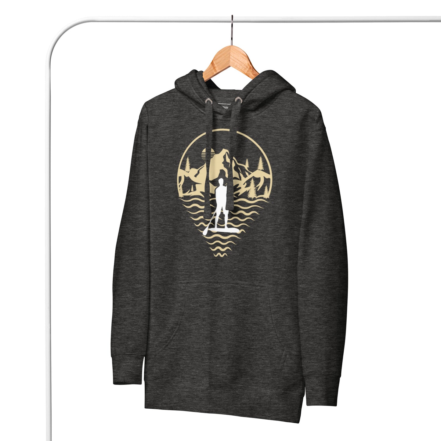 Paddle Boarding Design; Unisex Hoodie