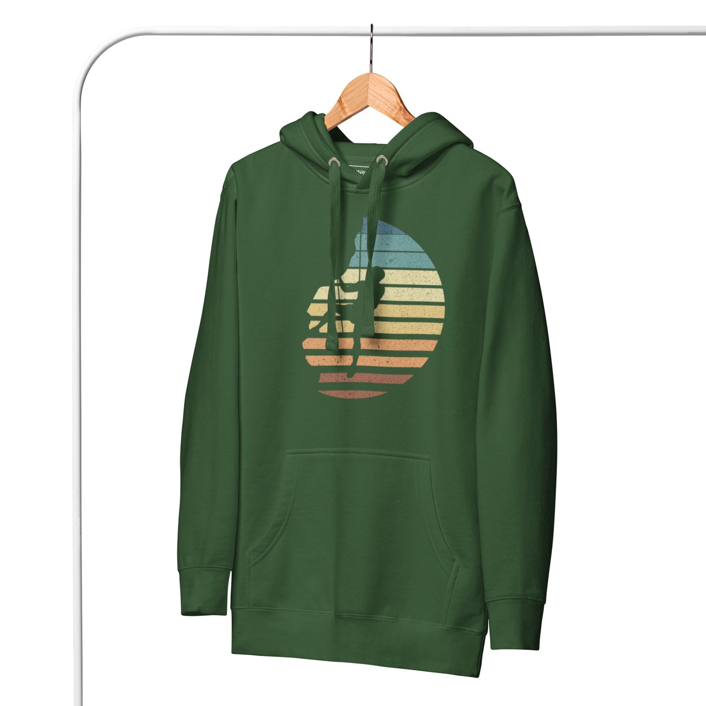 Rock Climbing Design; Unisex Hoodie