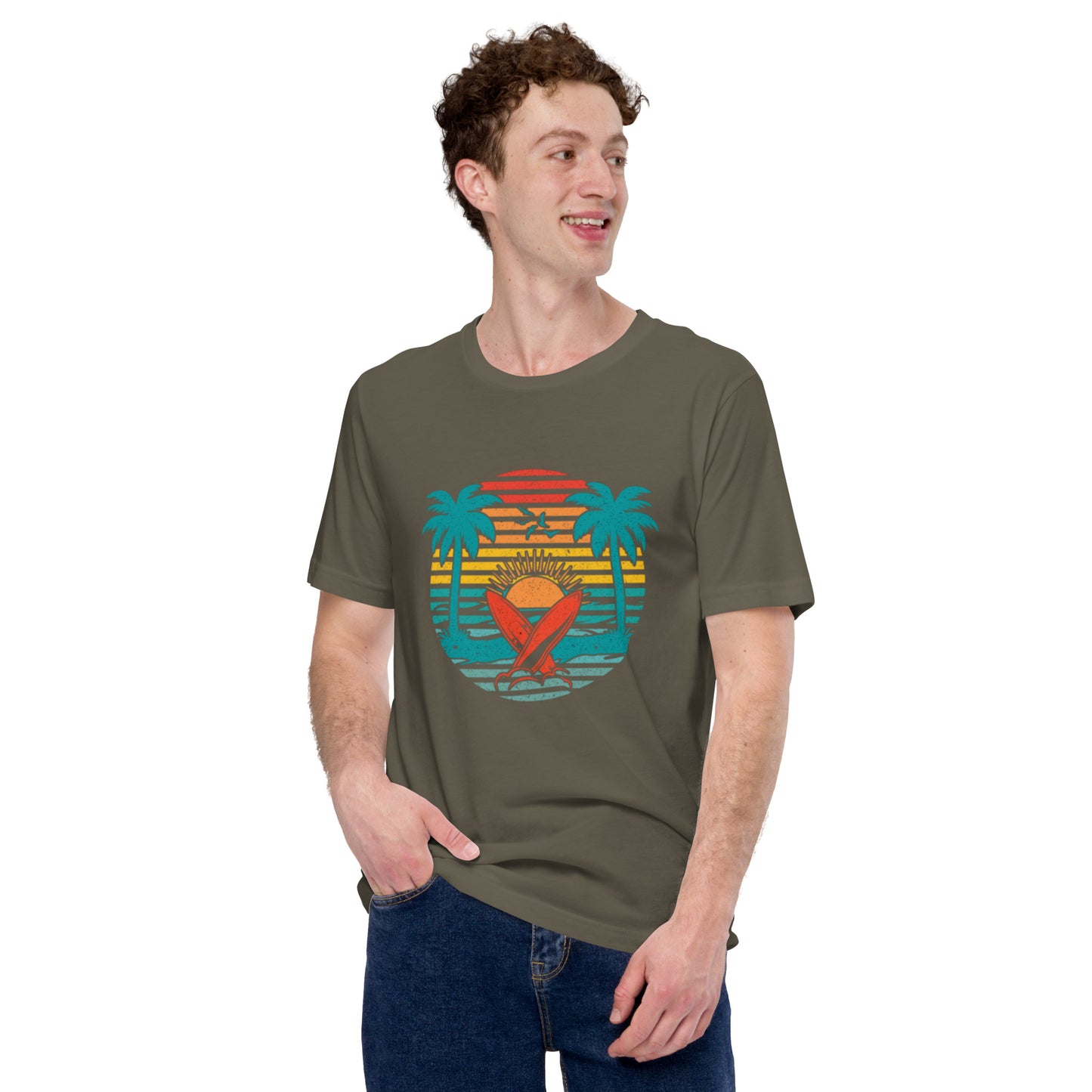 Beach Design; Unisex t-shirt