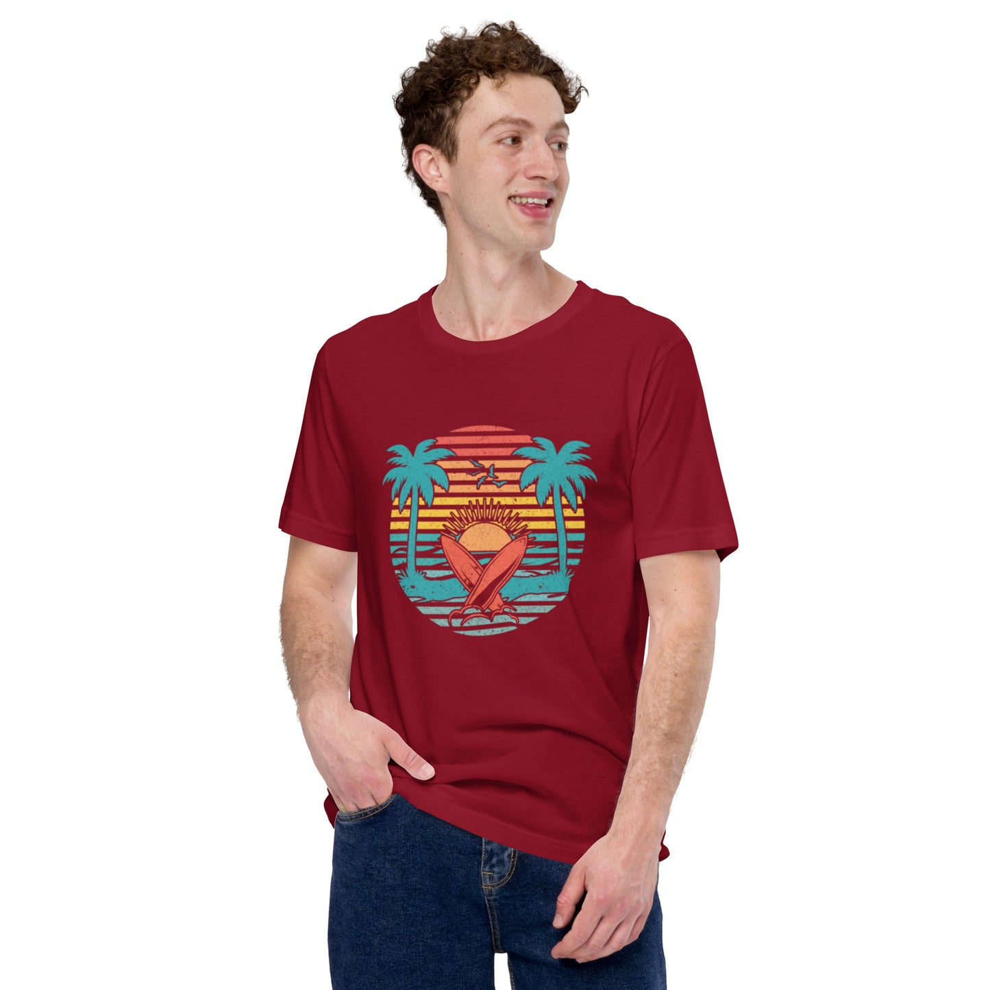 Beach Design; Unisex t-shirt