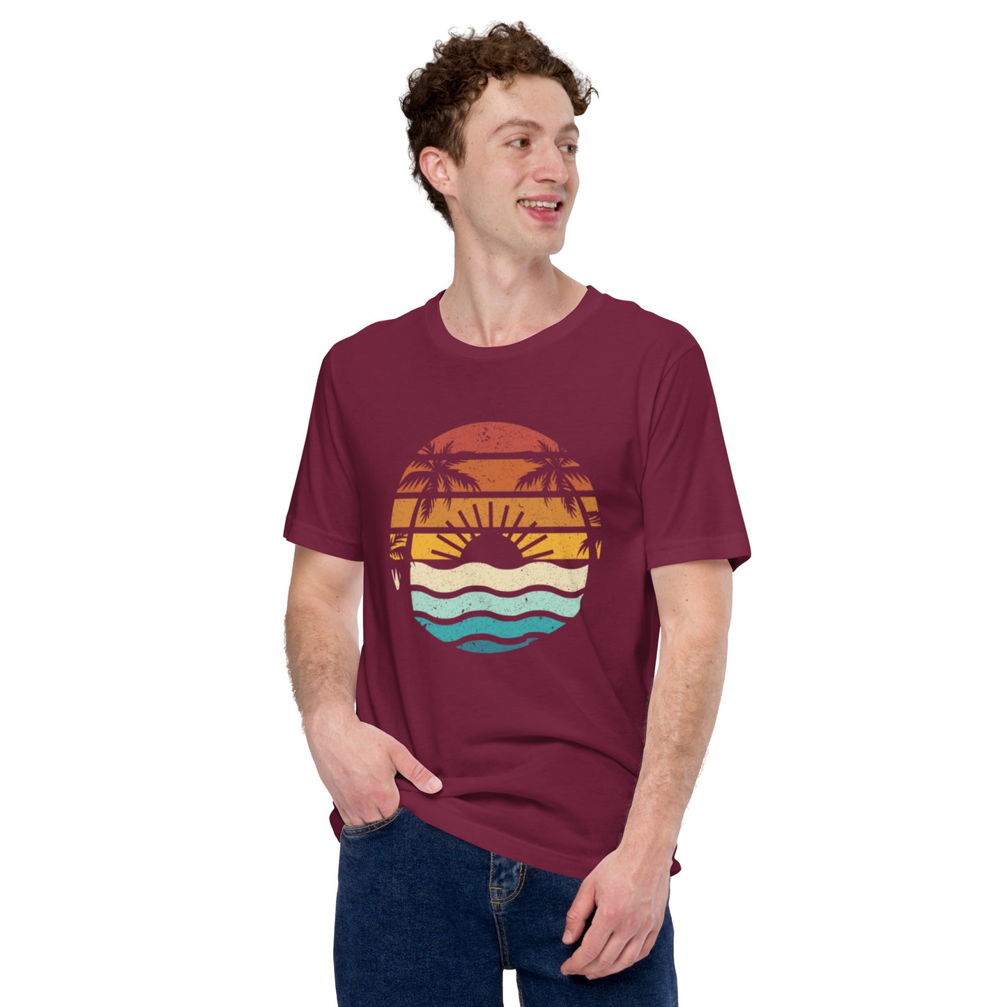 Sunset Design; Unisex t-shirt